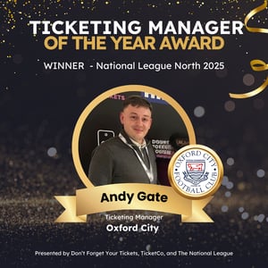 Andy - TM of the year 2025 award