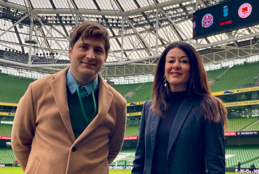 Jimmy Dignam och Clare Kenny