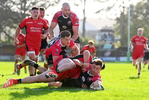 v2 cornish FC - tribune